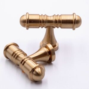 Antique Style Brass 2 " T -Bar, Cabinet Handles Set of 4